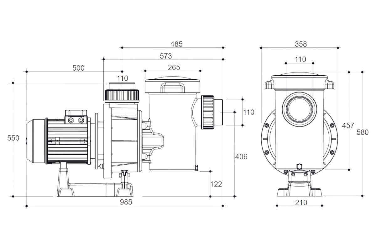 ����� � �����������  78�3/� Gemas FLOODER �=10 3,3��� 400� (0111FLO45)
